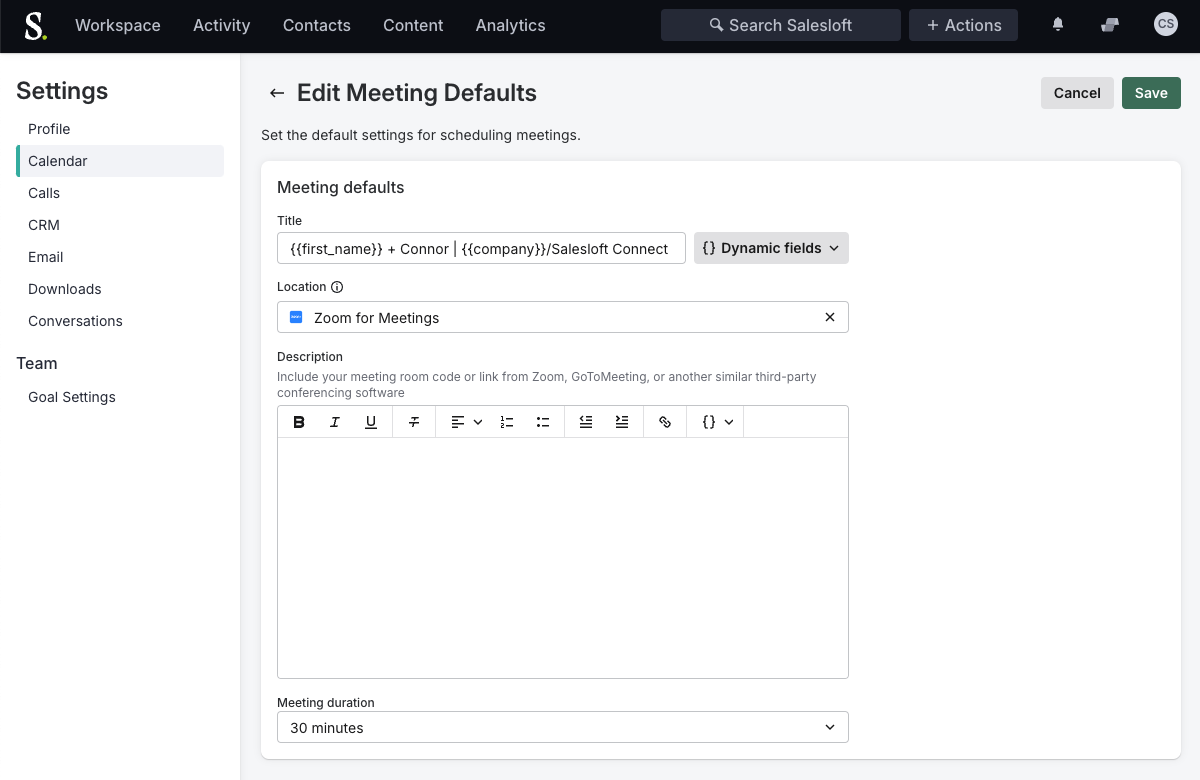 How it works: Salesloft Scheduling