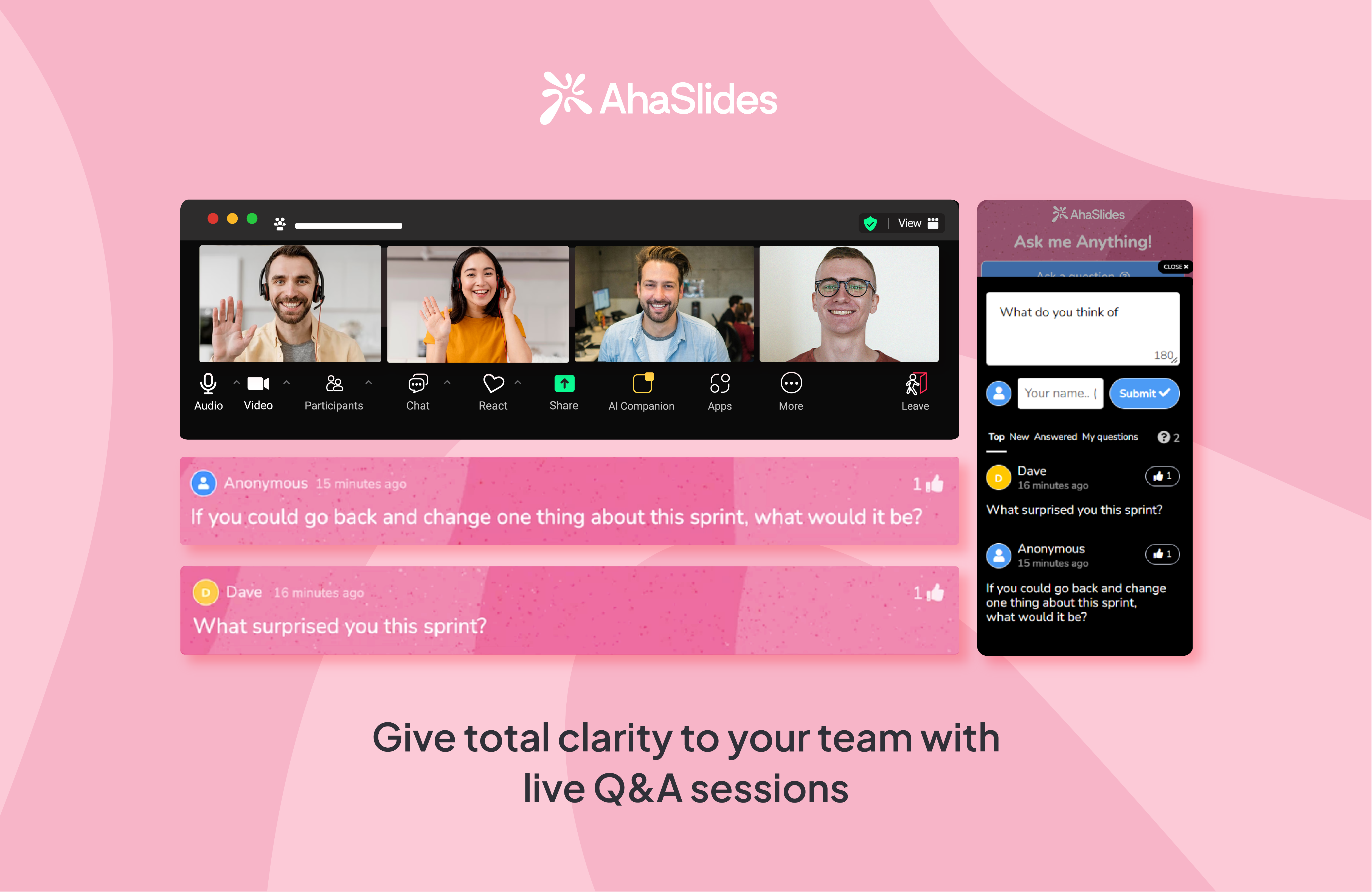 How it works: AhaSlides
